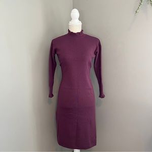 Mock neck Sweater Dress